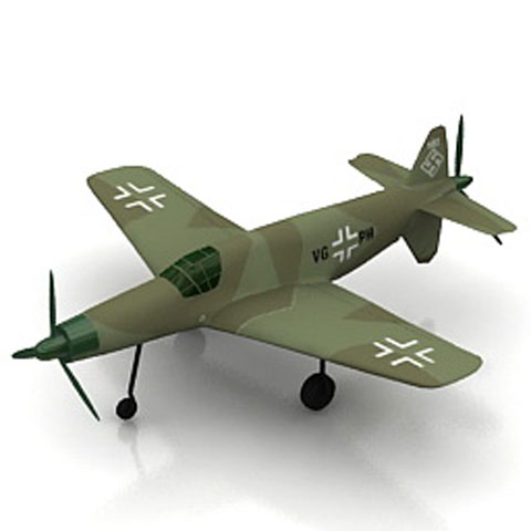 Free Airplane PFEIL L N131 3D model for 3ds Max Library Download